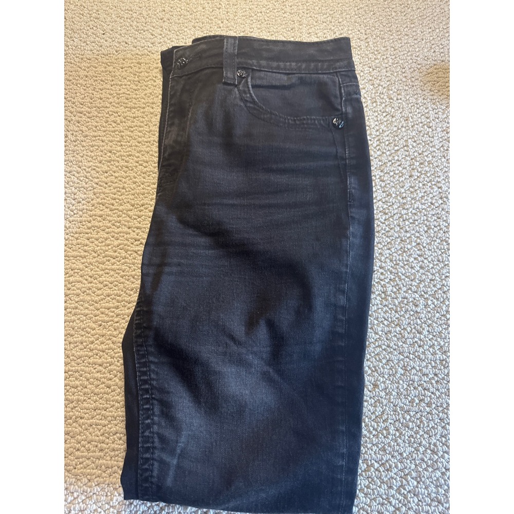 Miss Me Curvy Boot Black Sequined Star Flap Pocket Jeans 31 Inseam 34 E9205V82L